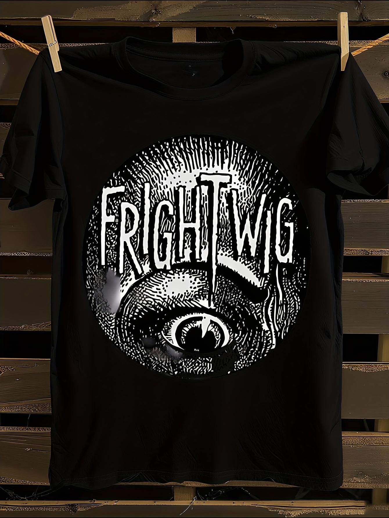Frightwig EyeMusic Heavyweight Retro Rock Punk T-shirt L