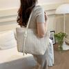 Simple Shoulder Bag Fashionable Straw Woven Summer Large Capacity Bag Women's New Korean Style Handbag Tote Bag