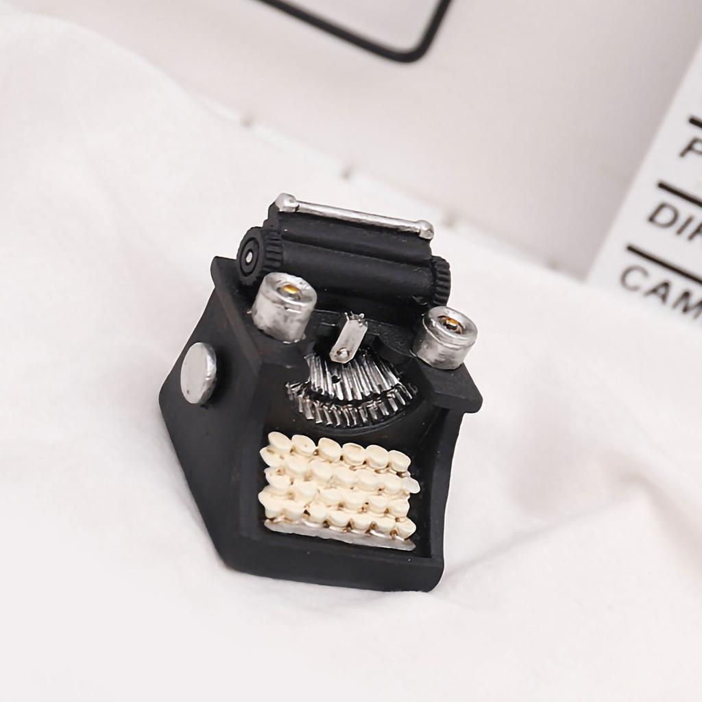 Statuete Mini Retro Rășină Artă de Birou Ornament de Casă Recuzită Decorativă pentru Vitrina Magazinului de Haine Mașină de Scris
