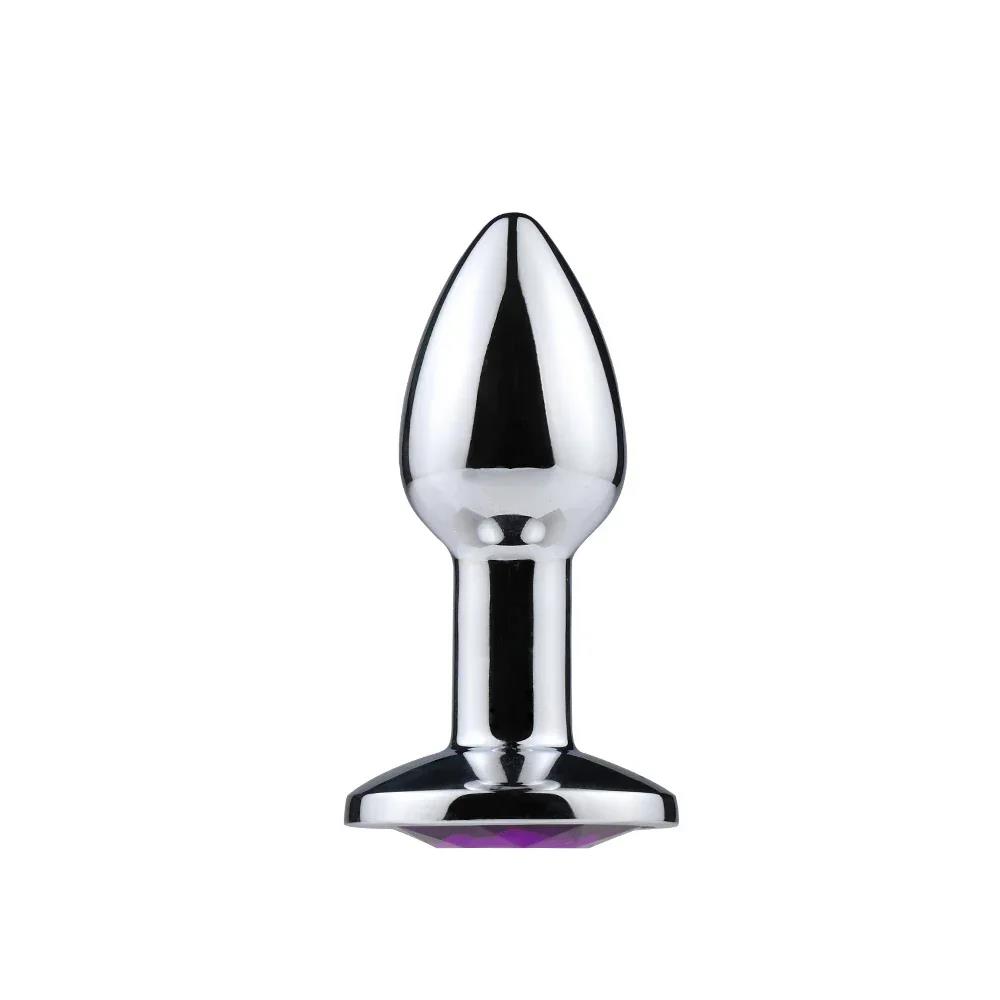 Metal Anal Plug Jewelry Base Beginner To Expert 5 Size Butt Plug,Adult Toys Tail Female/Male Dildos Sex Toys Couples Adults Game