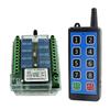 8-Channel Wireless RF Remote Controls Switches Relays Module DC8-86V / AC110-275V