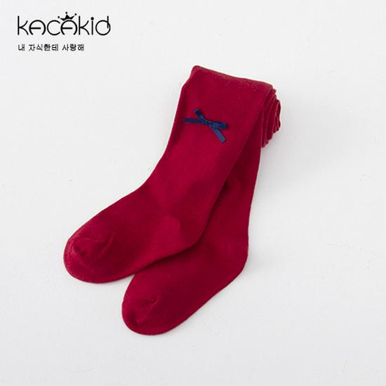 Autumn Cotton Baby Girls' Solid Color Tights and Leggings