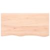 VidaXL Wall Shelf 100x50x6 Cm Solid Untreated Oak Wood 363568