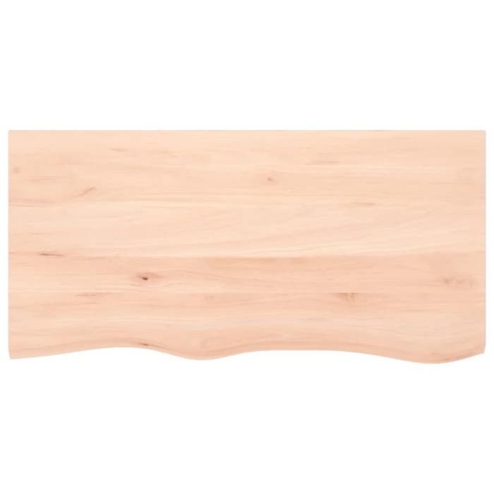 VidaXL Wall Shelf 100x50x6 Cm Solid Untreated Oak Wood 363568