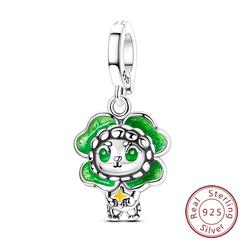 

Оригинальный шарм-подвеска Медь Кукольная серия Медведь Лиса Клоун Подсолнух Шарм Подходит для браслета Женские DIY украшения