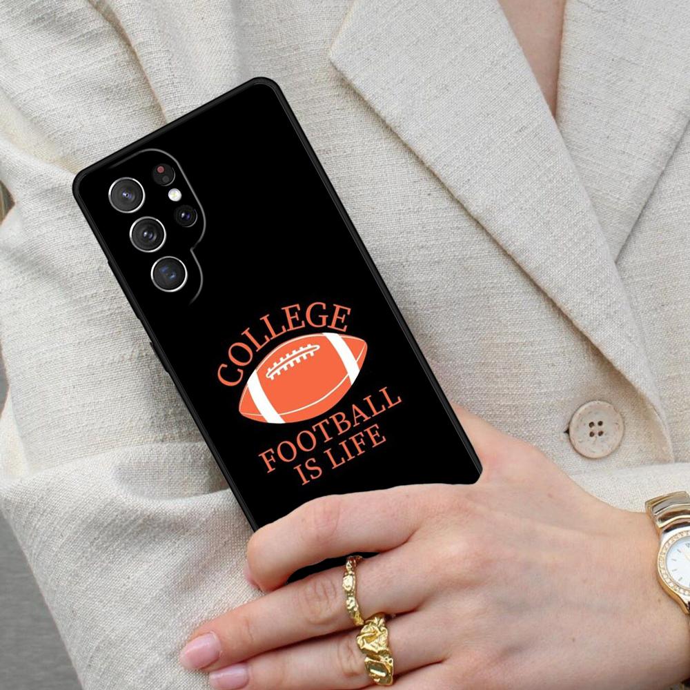 American Football Player Sport Cell Phone Case for Samsung Galaxy S26 Ultra S25 S24 S23 S22 S21 S20 Note10 Cover