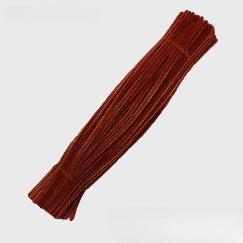 500pcs Chenille Stem Pipe Kids DIY Creative Chenille Sticks Cleaners Kindergarten Educational Handmade Material Plush Strips