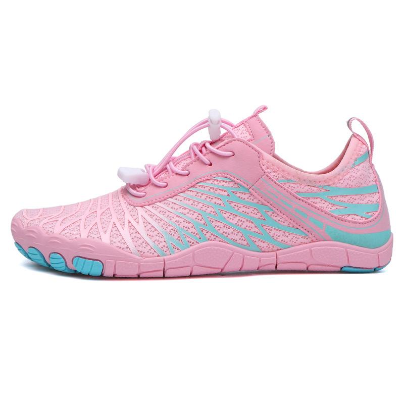New Outdoor Water Wading Anti Slip Beach Shoes Barefoot Diving Shoes Swimming Cycling Fitness Men's and Women's Five Finger Shoes