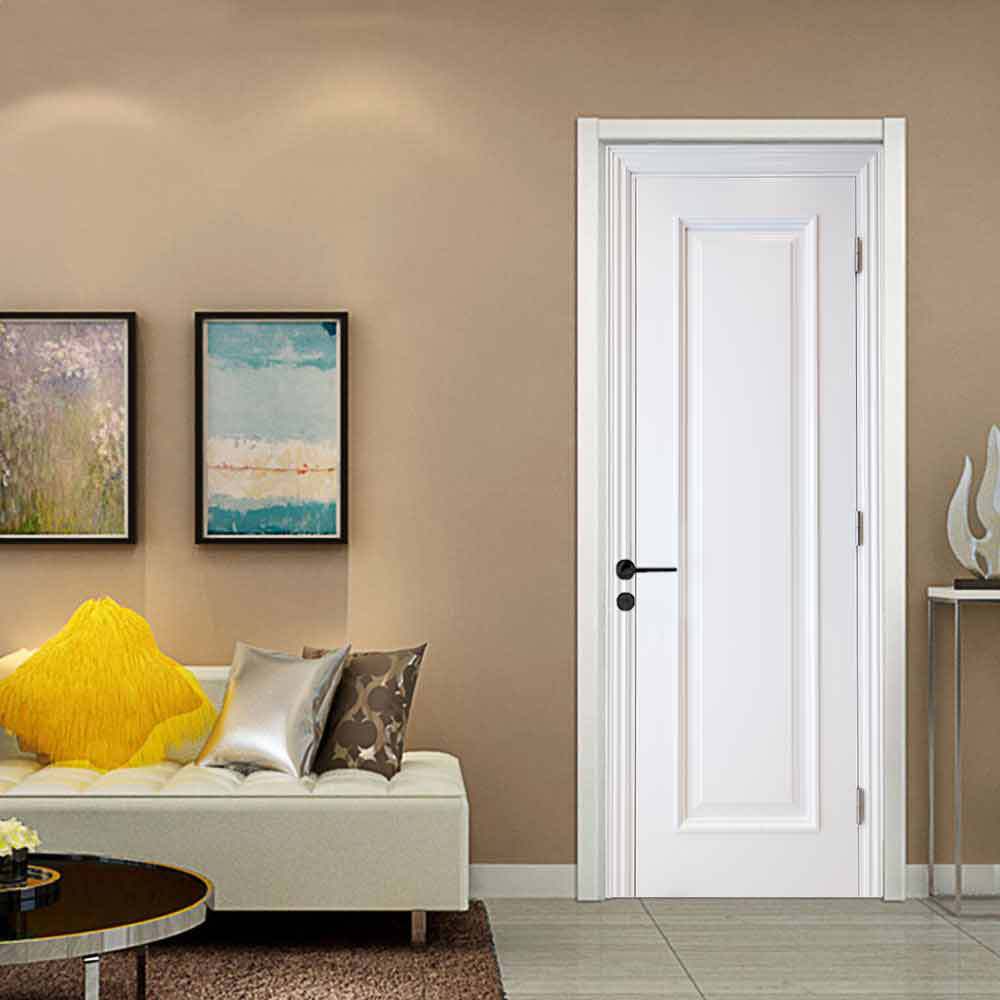 Meiji Creative Environmentally Friendly 3D White Paint Wooden Door Sticker Renovated Self-Adhesive Bedroom Wall Sticker