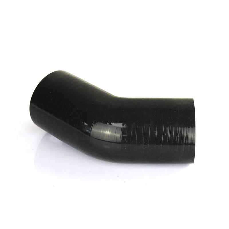 45 Degree Silicone Elbow Hose 38 45 51 57 63 70 76 83 89mm Universal for Air Intake Pipe Intercooler Rubber Joiner Bend Tube