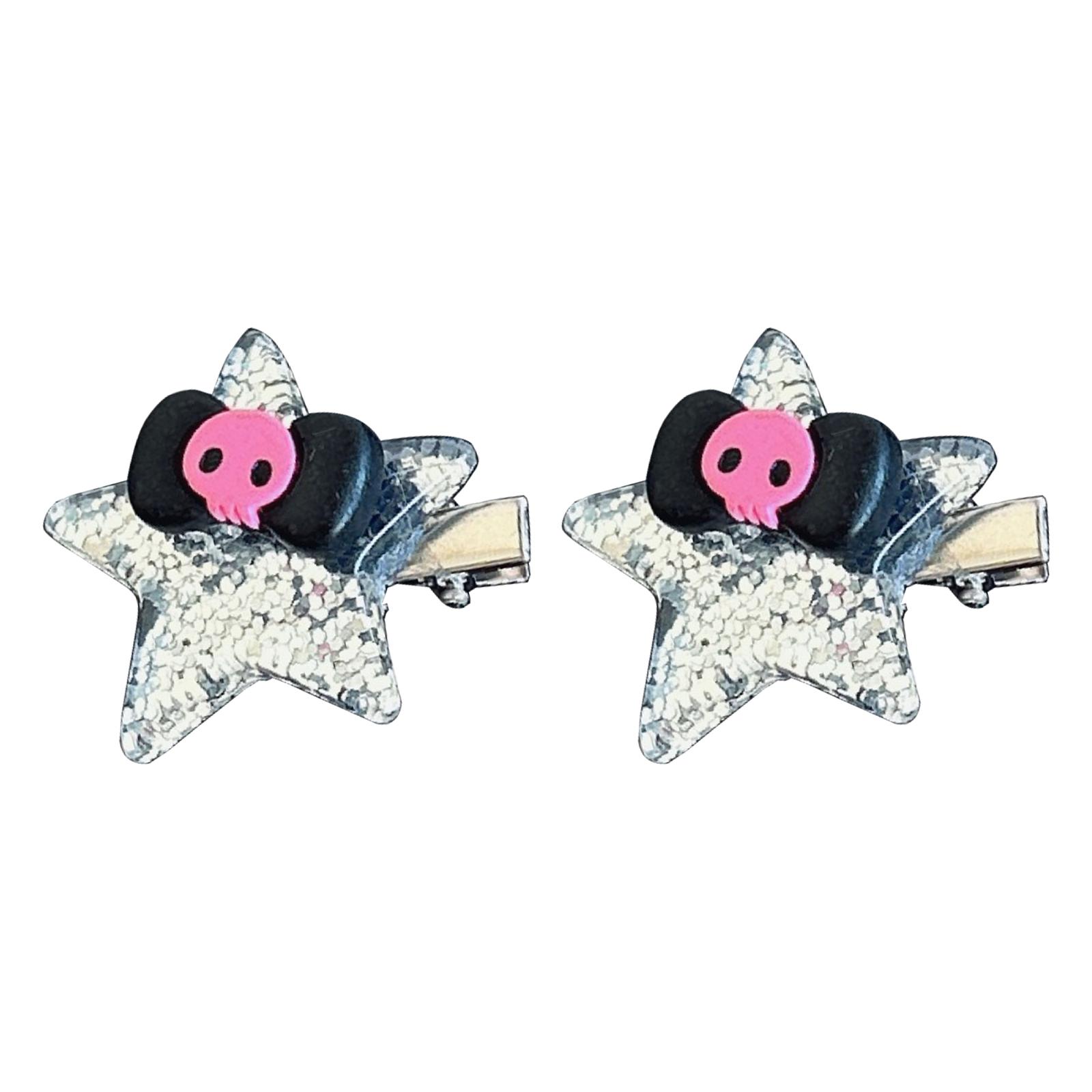 

Заколка для волос InsStyle, пятиконечная звезда, шпилька для волос BB, защелка, боковая заколка, заколка-бантик, звезда, боковая заколка, шпилька для домашних животных, для укладки волос B