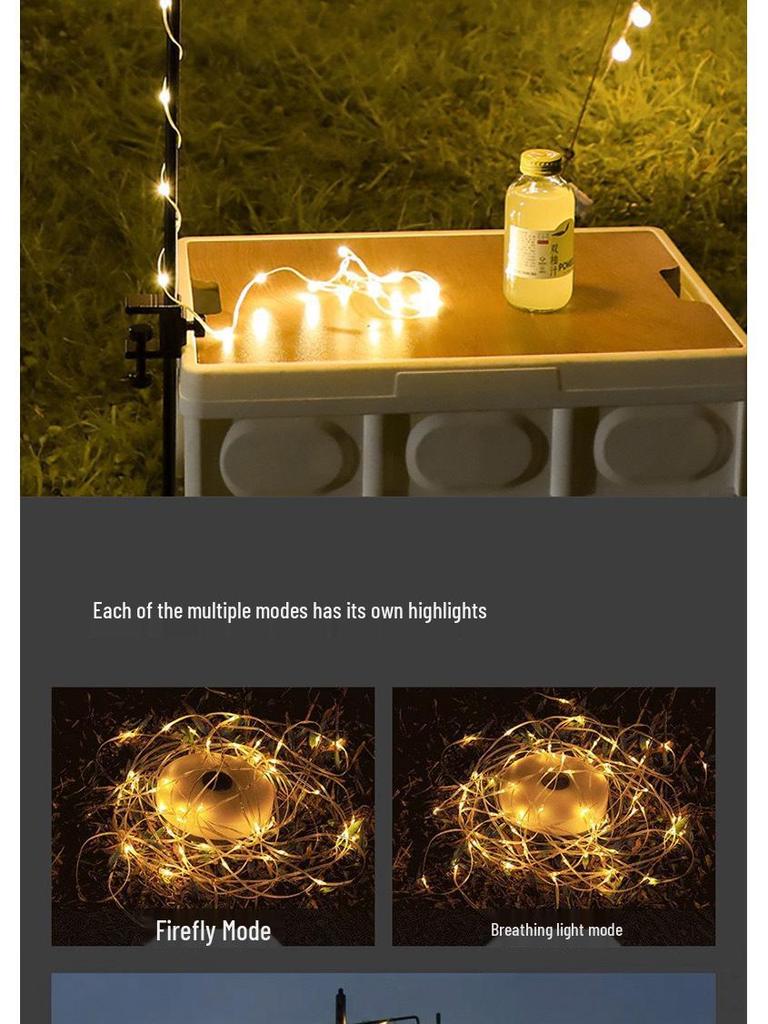 10m Rechargeable LED Light Strip with Built-in 1800mAh Battery for Atmosphere and Decor