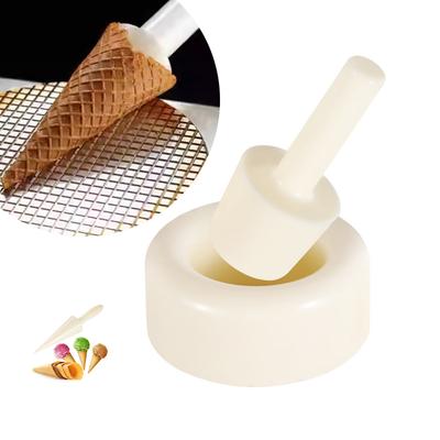 Molde para Casquinha de Sorvete DIY Fabricante de Casquinha de Sorvete Ferramenta para Fazer Sorvete Molde para Casquinha de Sorvete Casquinha Crocante em Formato de Cone
