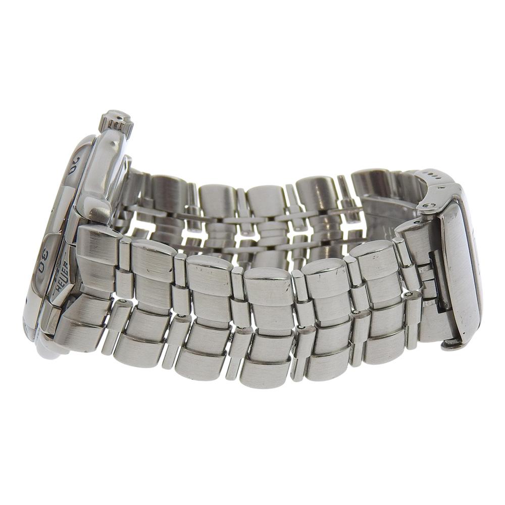 Tag Heuer Professionelle Uhren WH1112 6000er Serie Silbergrau Zifferblatt Edelstahl Quarz Analoge Anzeige Herren Gebraucht