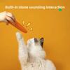 1/2/3/4/5pcs Fun Cat Teething Stick Sound Carrot Cuddle Toy Anti-Bite Scratch Board Pet Supplies For Interactive Entertainment