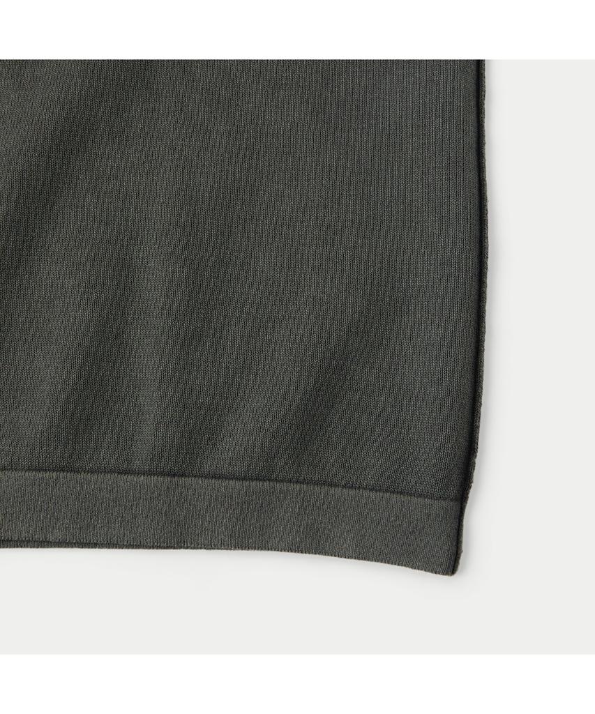 Silijeu Garment Dyed Half Sleeve Polo Sawam26561Khx