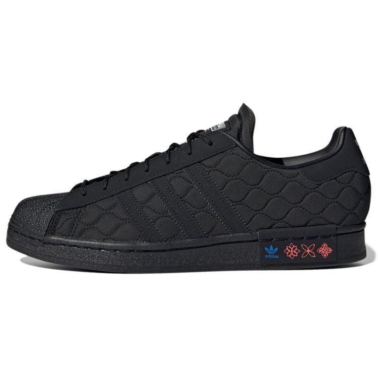 Adidas Originals Superstar Series Cny Retro Classic Low-Top Sneakers Unisex Sneakers Black GX8826