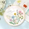 Crafts Handmade Painting Flowers Plants Pattern Cross Stitch DIY Embroidery Embroidery Starter Kit