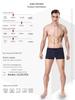 [4er-Pack] Langsha Herren-Boxershorts aus Baumwolle – mittlere Leibhöhe mit Schlitzen