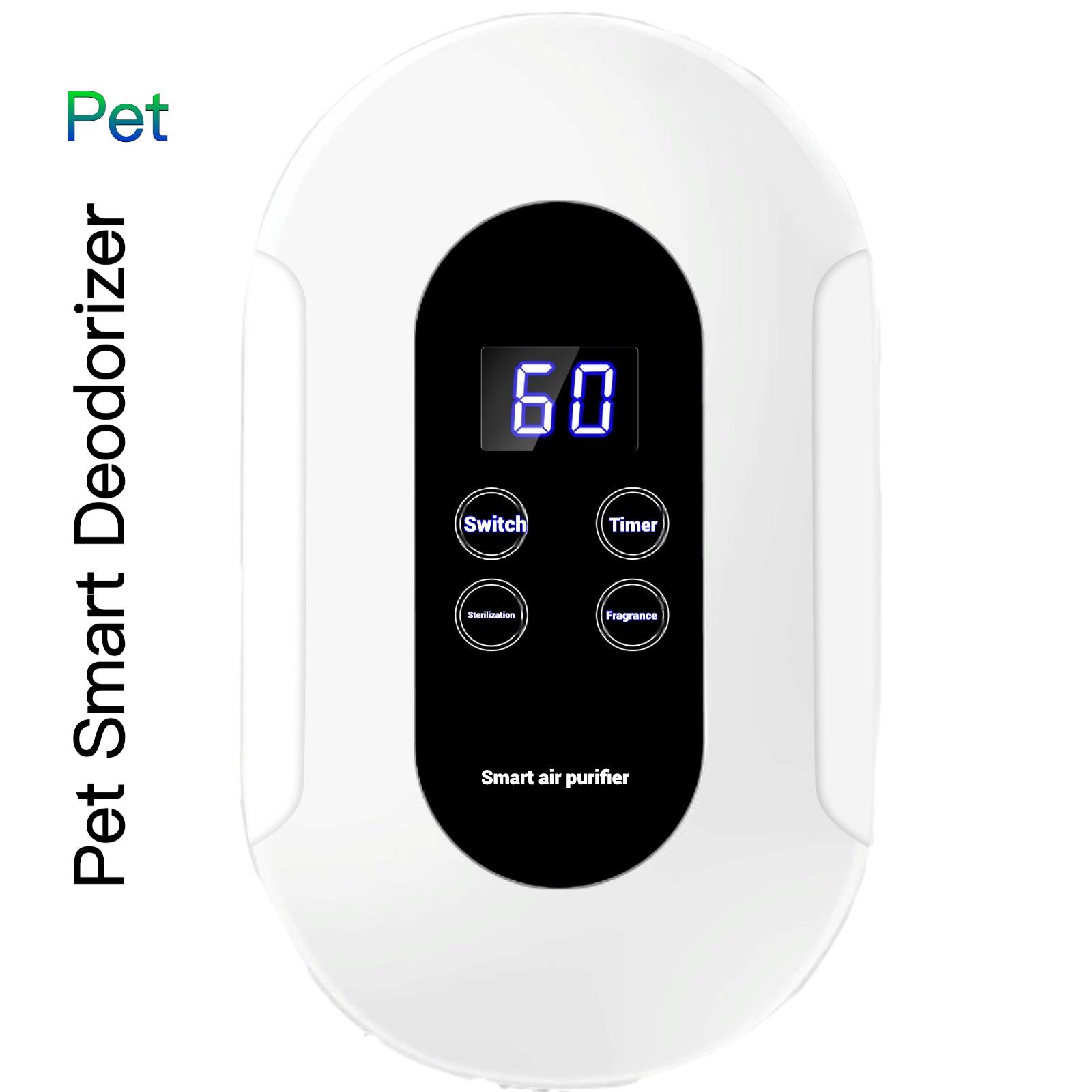 Cattery air purifier mobile phone control deodorization disinfection ozone negative ion formaldehyde removal pet smart deodorizer bianco
