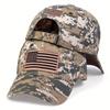 Unisex US Flag Embroidery Baseball Caps Spring Autumn Outdoor Adjustable Casual Hats Dad Hat Sunscreen Hat