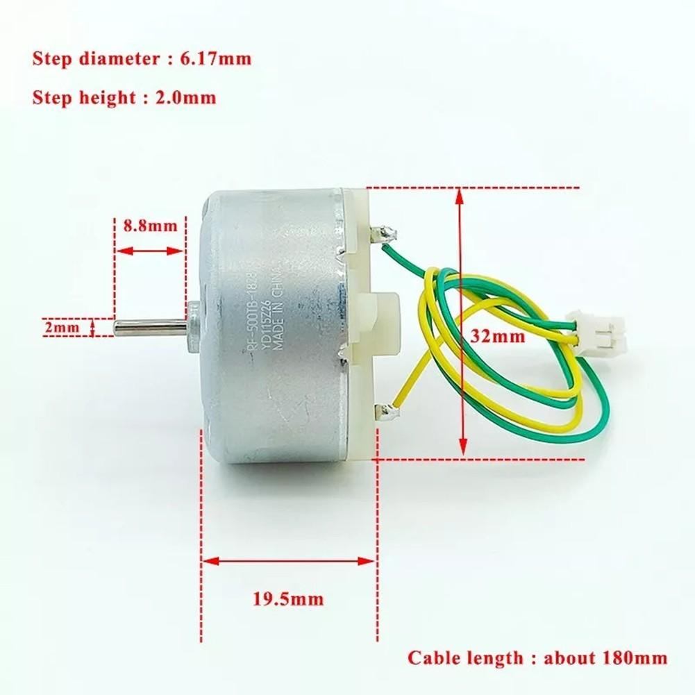 

Voltage Range: 3.0V-6.0V Weight: 48g Material: Metal
