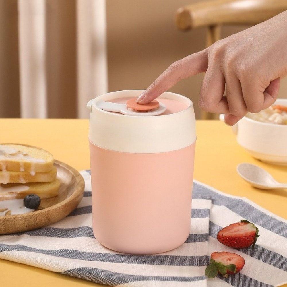 Heat Preservation Thermal Lunch Box Stainless Steel Insulated Soup Cup Soybean Milk Cup  for Home