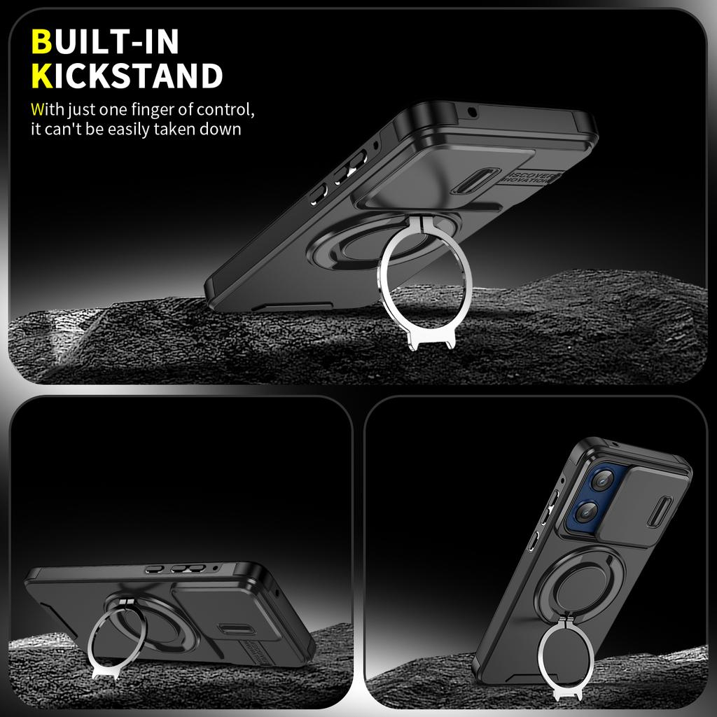 Case for MOTO G Power 2025 G Stylus 2024 Shockproof Cover for MOTOROLA MOTO G 5G Stand Holder Protection Kickstand Covers