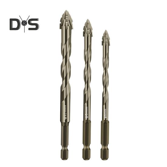 Firkantet tagget eksentrisk borbitssett Høy hardhet Rustsikker Enkel installasjon Multifunksjonelt skjevt hode borbitssett