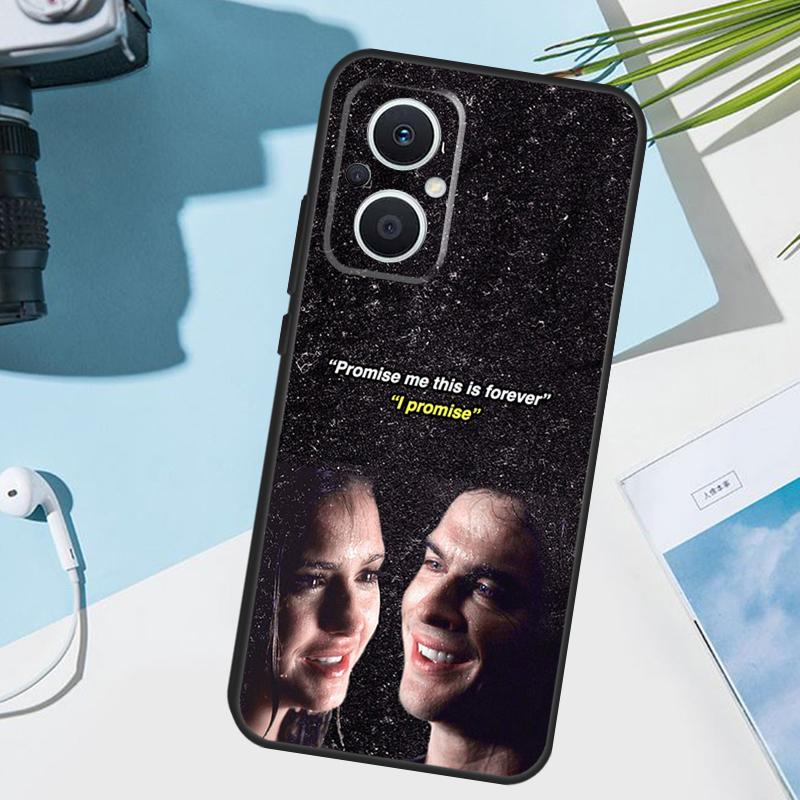 Vampire Diaries Damon Salvatore Cover For OPPO Reno 7 8 Lite 10 12 13 14 Pro 11 F 12F 13F 14F OPPO Find X8 X5 X6 X9 Pro Case