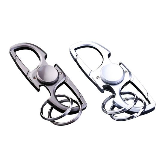 Brelok 3 w 1 ze stopu cynku, antystresowy, ze stali nierdzewnej, odporny na zarysowania, żyroskop na czubku palca, przenośny