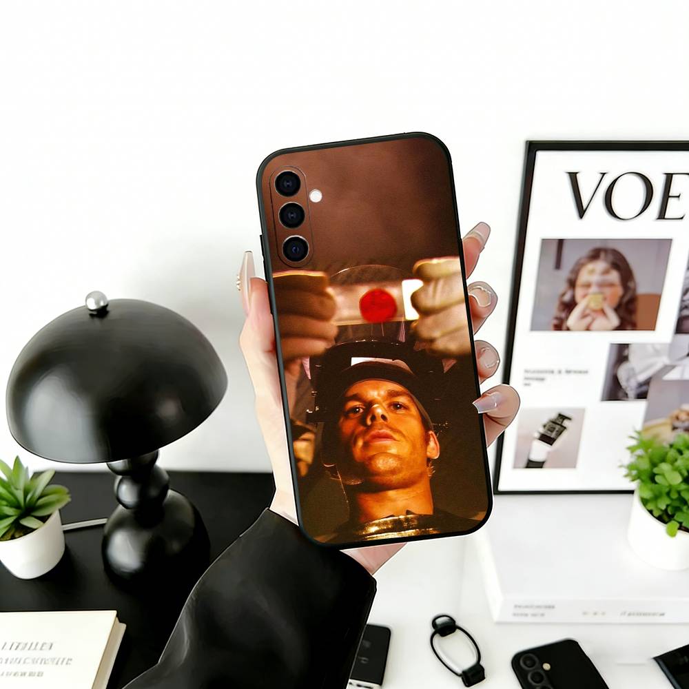 Movie D-Dexter M-Morgan Phone Case Black Silicone Soft For Samsung Galaxy A73,A72,A71,A70,A53,A52,A51
