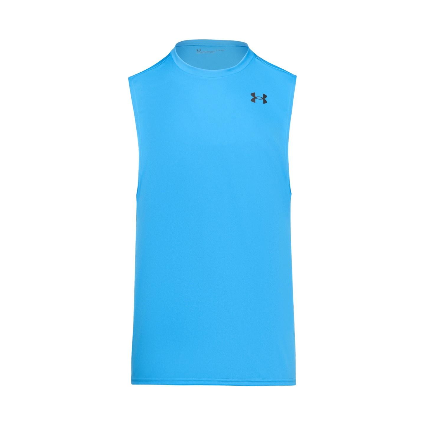 

Under Armour Velocity Мышечный Hyrox Dry Мягкий Тренировочный Баскетбольный Безрукавка Майка Мужские Топы Эфирный Синий 1327972-452 S