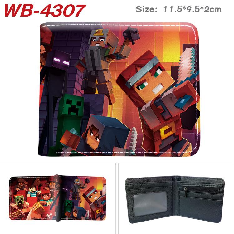 ROBLOX Game Peripheral Wallet Cartoon Print Short Fold Card Holder Unisex Coin Purse Leather 1pcs