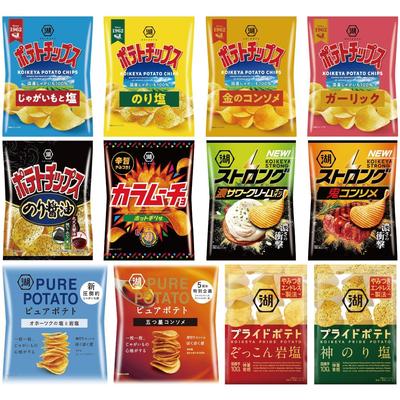 Koikeya Potato Chips Snack Popular 12 Types Assorted Set Koikeya [Trademark Registration No. 6600754]