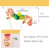 Paper Dragon Dance Props Diy Material Set Honeycomb Paper Horse Dance Props Cartoon Pattern Handmade Paper Crafts New Year Eve