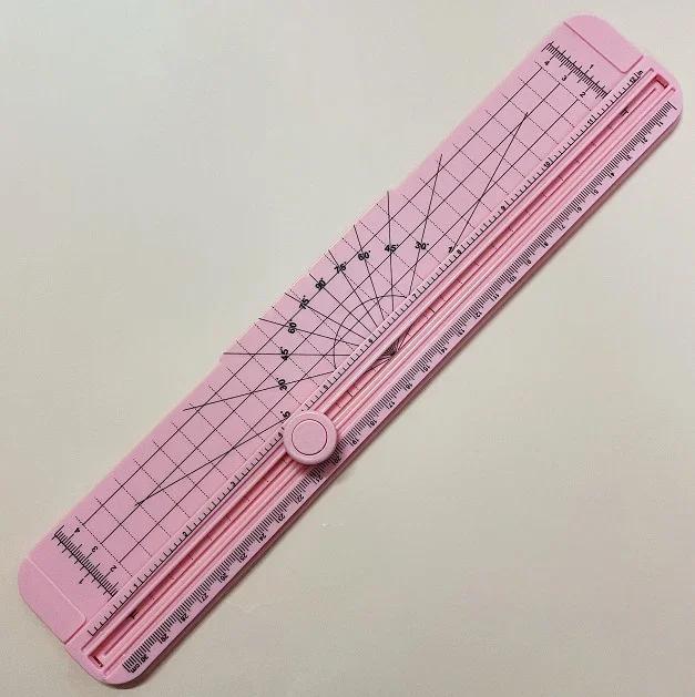 Řezačka papíru A4, řezací gilotina s výsuvným pravítkem pro řezačky fotografií, scrapbooking, lehká řezací podložka