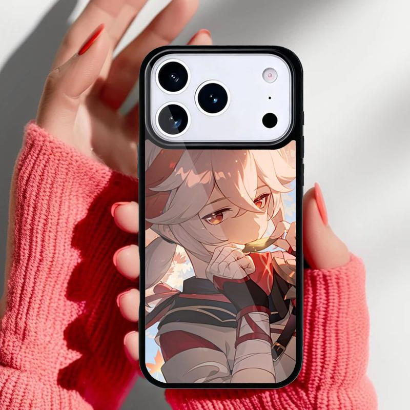 Genshin Impact Kaedehara Kazuha Phone Case for iPhone 17 16 15 14 13 Pro Max Back Cover for 12 11 Pro Coque
