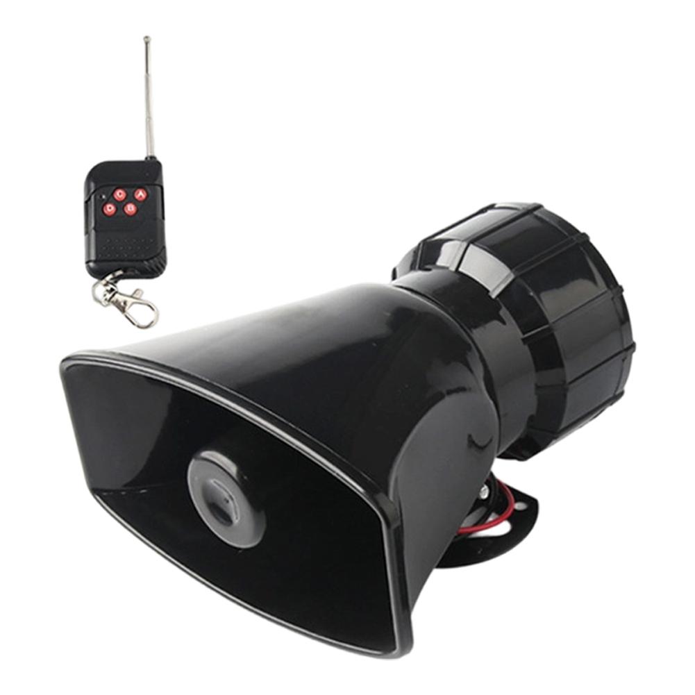 100w 130dB High Volume Car Alarm 1Horn With 7 Distinct Sounds For 12V Motorcycles, Mopeds, Cars, Trucks