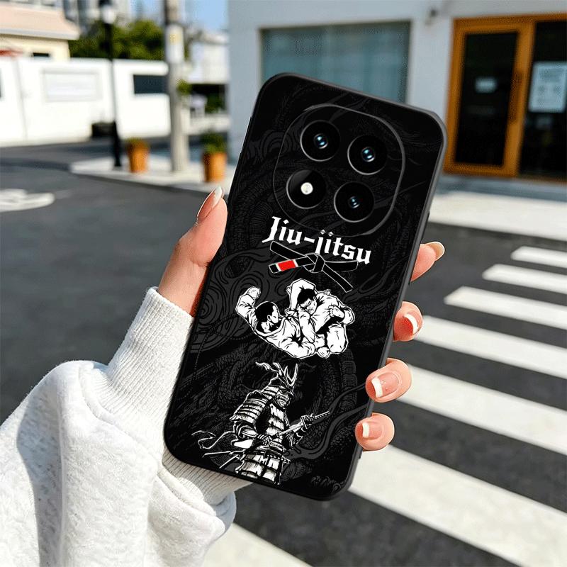 Judo Jiu Jitsu BJJ Brazilian Soft Phone Case for Xiaomi Redmi Note 12 13 14 15 Pro Plus 11 12S 11S 11T 10 4G Black Cover Back Sh