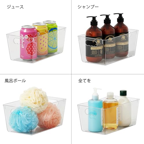 Transparent Storage Box with Drawer and Handles, Perfect for Kitchen Storage, Small Organizers, and Refrigerator Storage, Perfect for Storing Snacks,