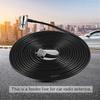 5m/16ft Antenna Feeder Cable - M Male Type, Rubber & Metal, Long Feeder Wire for Two-Way & Amateur Radios