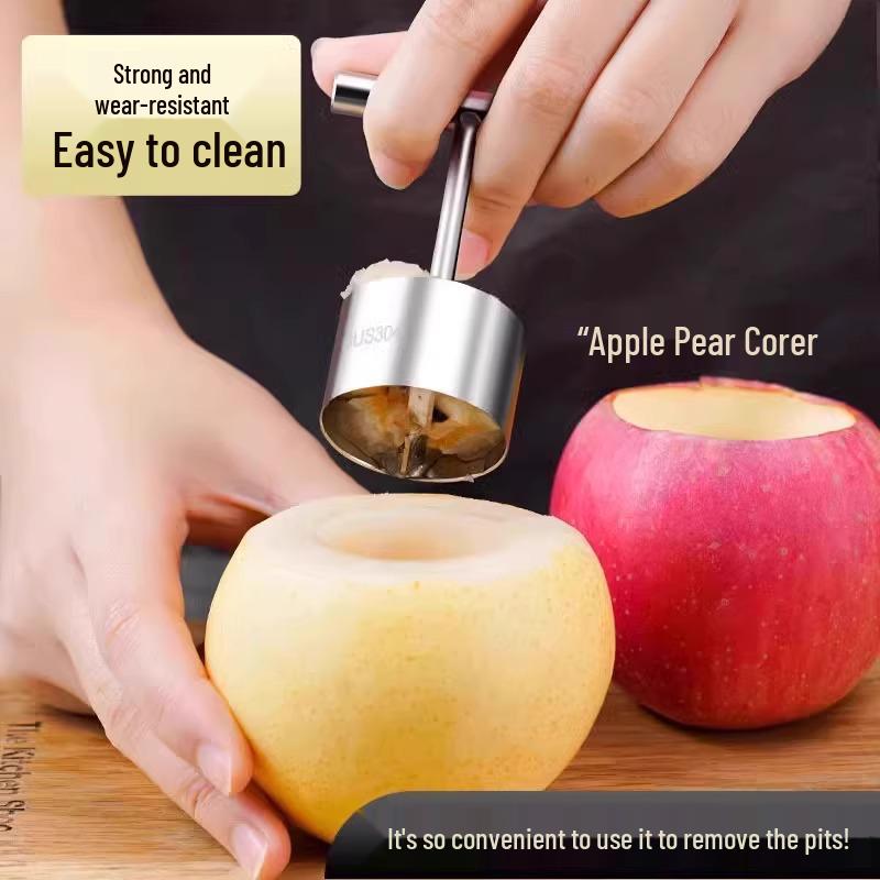 Stainless Steel Apple & Pear Corer/Pitter Tool