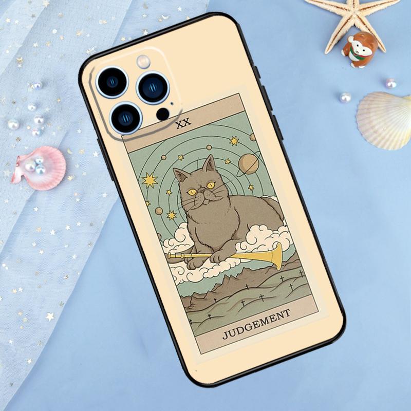 The Empress Tarot Cat Art Print Phone Case For iPhone 15 16 Pro Max 13 11 12 14 Pro Max XR XS X 7 8 Plus 12 13 Mini Cover