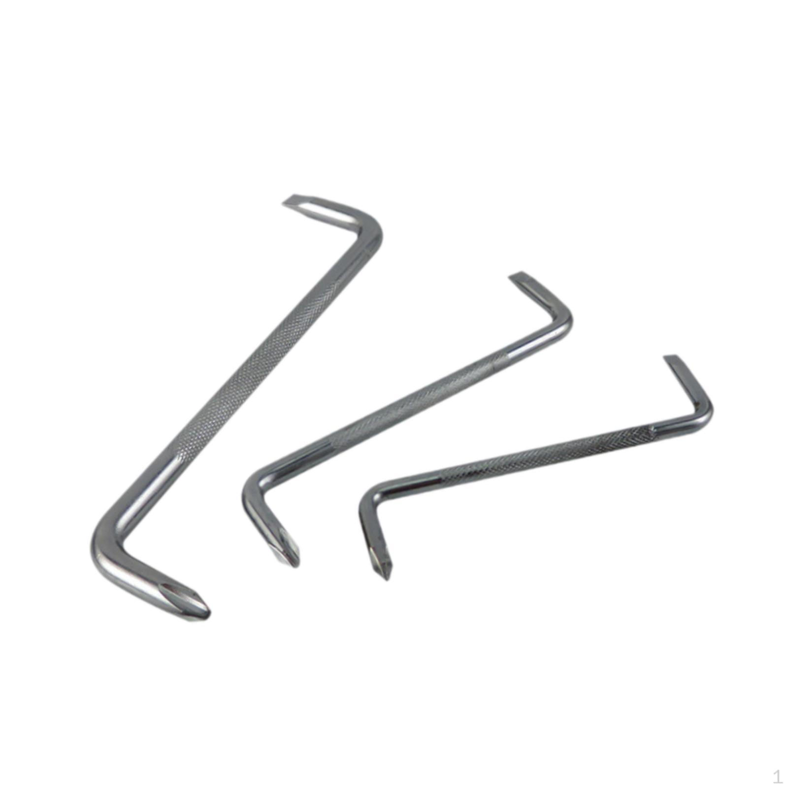 

Набор из 3 отверток Универсальный набор ручных инструментов Прочный Нескользящий Компактный Мини-гаечный ключ