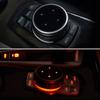 Car Multimedia Buttons Decorative Cover Trim for X1 X3 X5 X6 F30 E90 F10 F18 F25 E60 Style2