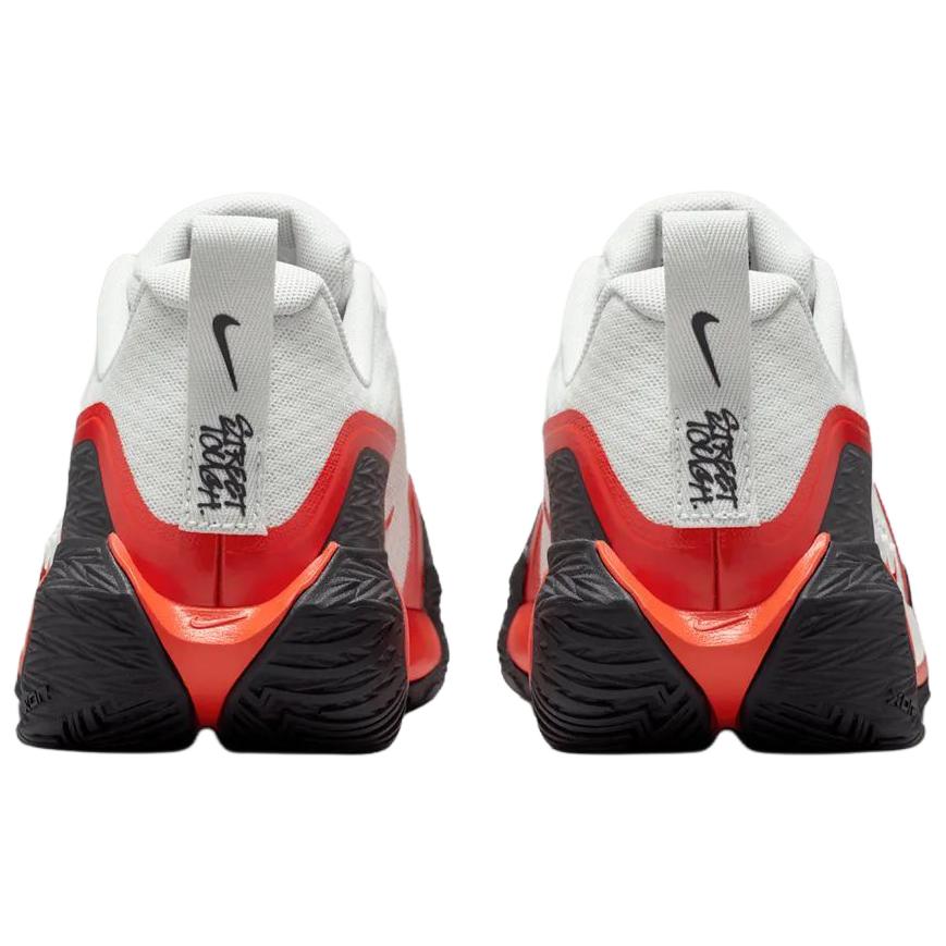 Nike ST. Chaussures de Basketball Respirantes GLOW Unisexes Blanc Noir Rouge II2284-103