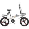Portable Folding Bicycle for Men, Women, and Students – 20/22-inch, Variable Speed, Disc Brakes, No Installation Needed