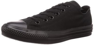 All Star Light Black Größe Niedrige Sneaker, Monochrom, 24,5cm