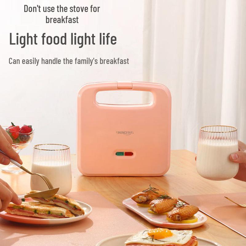 Multi-Functional Double Plate Breakfast Sandwich Toaster-Grill Griddle